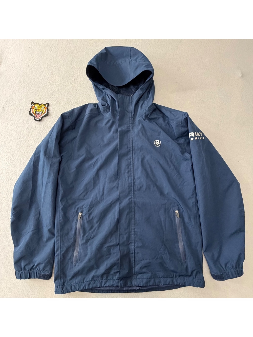 264/2122 Ariat Rebar Stormshell Waterproof Jacket Men’s M Navy 10K